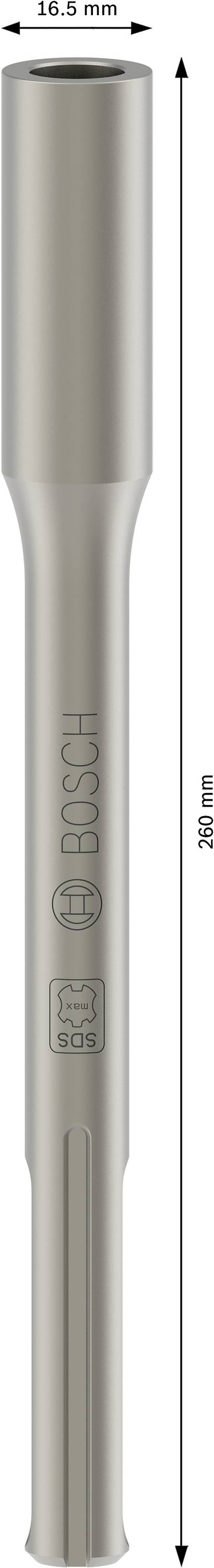 Metaalboor van BOSCH, totale lengte 270 mm, diameter 16,5 mm.