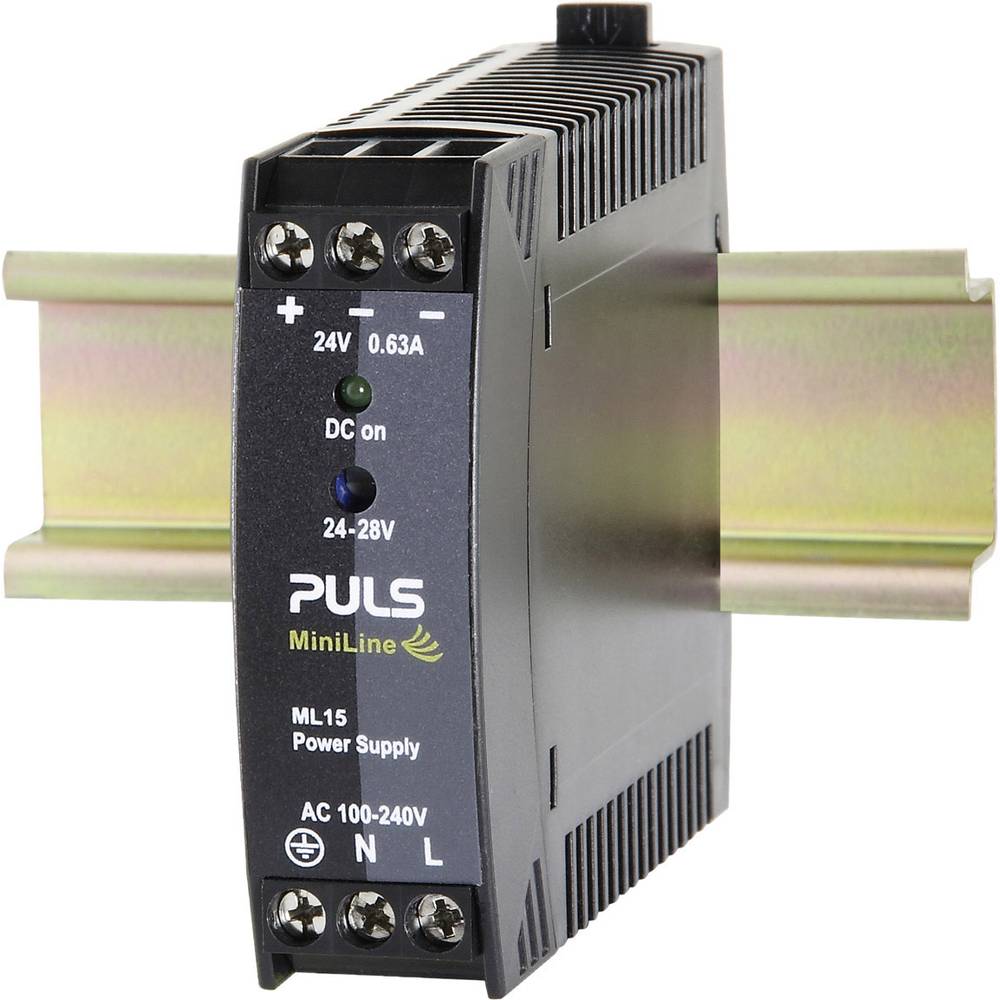 PULS MiniLine ML15.241 DIN-rail netvoeding 24 V/DC 0.63 A 15 W 1 x