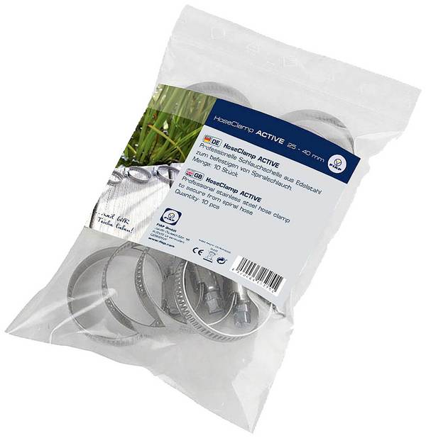 FIAP 2533 Clip Active Schelle 25-40 mm/10er Pack Slangklem  (Ø) 40 mm 1 stuk(s)