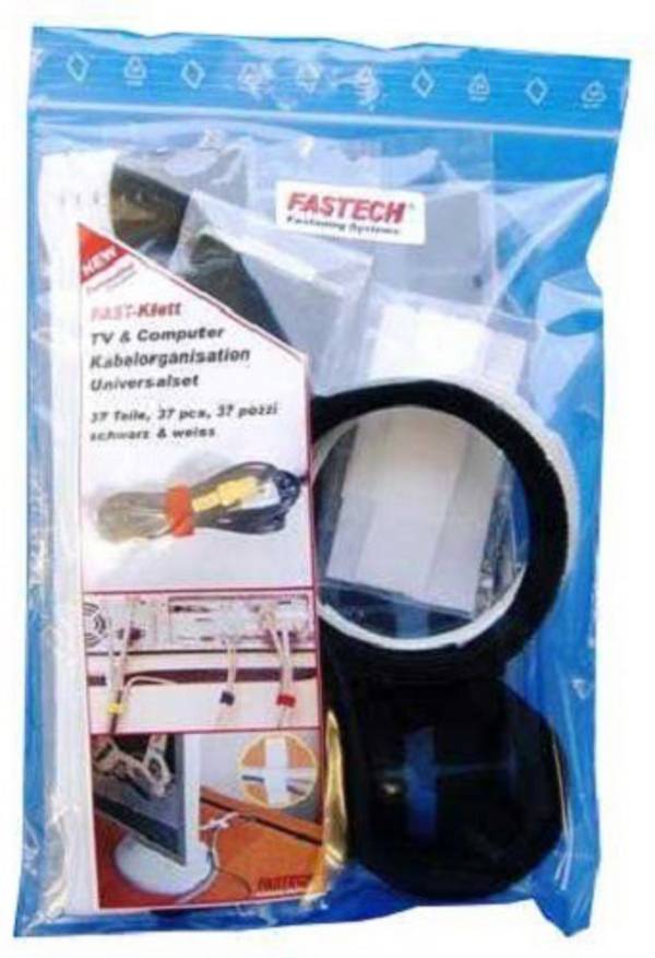 FASTECH® 574-Set-Bag Klittenband assortiment  37 stuk(s)