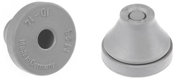 PB Fastener MF-M25-EG Kabeldoorvoering Klem-Ø (max.) 14 mm Plaatdikte (max.) 4 mm EPDM Grijs 1 stuk(s)