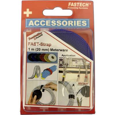 FASTECH® 910-131C Klittenband  Om te bundelen Haak- en lusdeel (l x b) 1000 mm x 20 mm Blauw 1 m