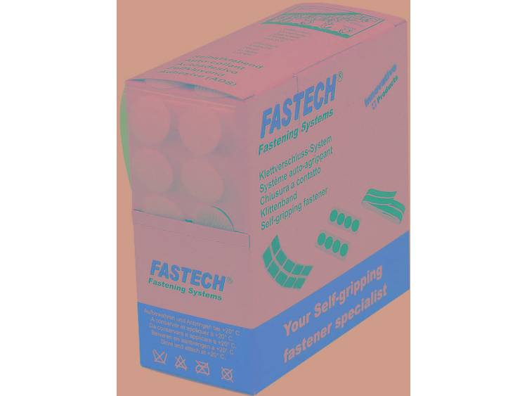 Fastech B20-COIN000005 Klittenband punten om vast te plakken Haak- en lusdeel (Ø) 20 mm Wit 460 onde