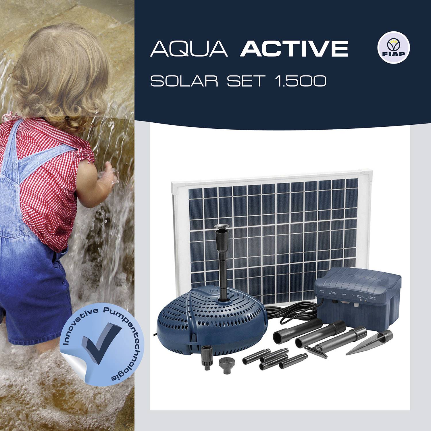 FIAP 2763 Aqua Active Solar SET 1.500 Pompset op zonne-energie-1