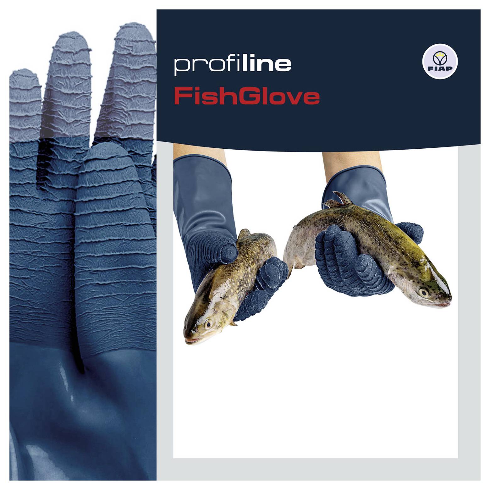 FIAP profiline 1701 Vishandschoen Natuurlatex Maat (handschoen): 9 1 stuk(s)-5