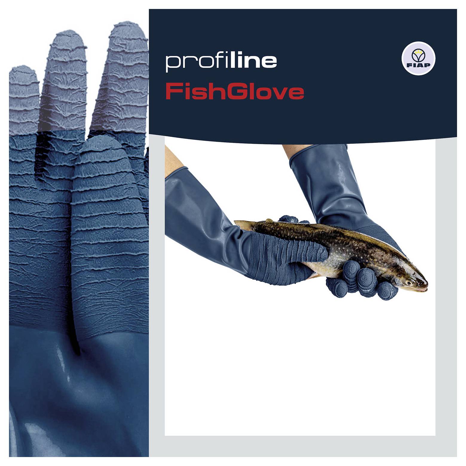FIAP profiline 1701 Vishandschoen Natuurlatex Maat (handschoen): 9 1 stuk(s)-6
