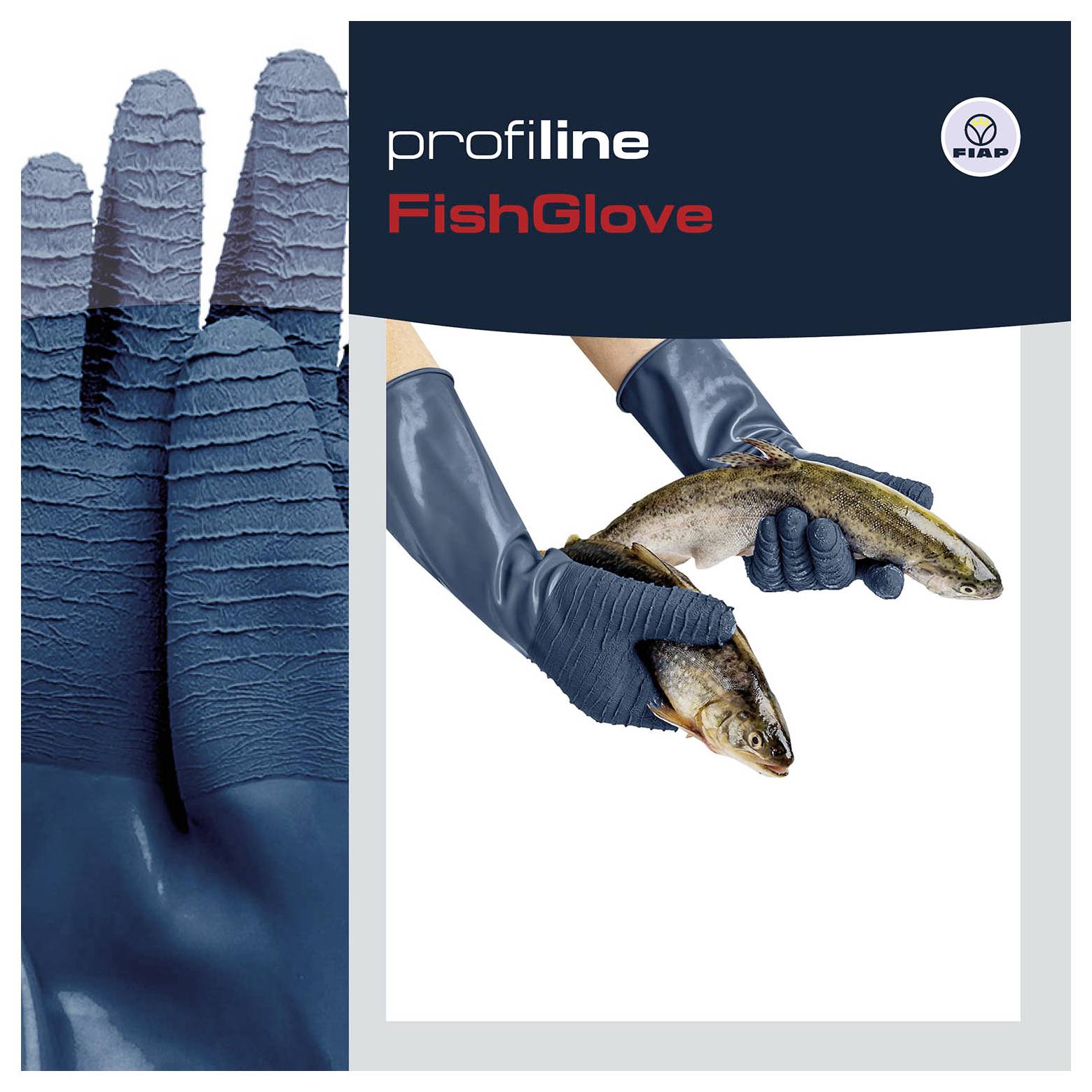 FIAP profiline 1701 Vishandschoen Natuurlatex Maat (handschoen): 9 1 stuk(s)-7