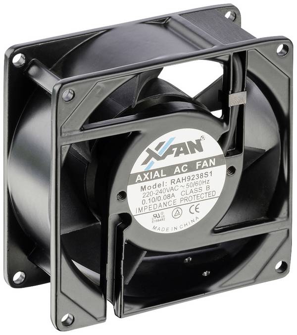 X-Fan RAH9238S1 Axiaalventilator 230 V/AC 66 m³/h (l x b x h) 92 x 92 x 38 mm
