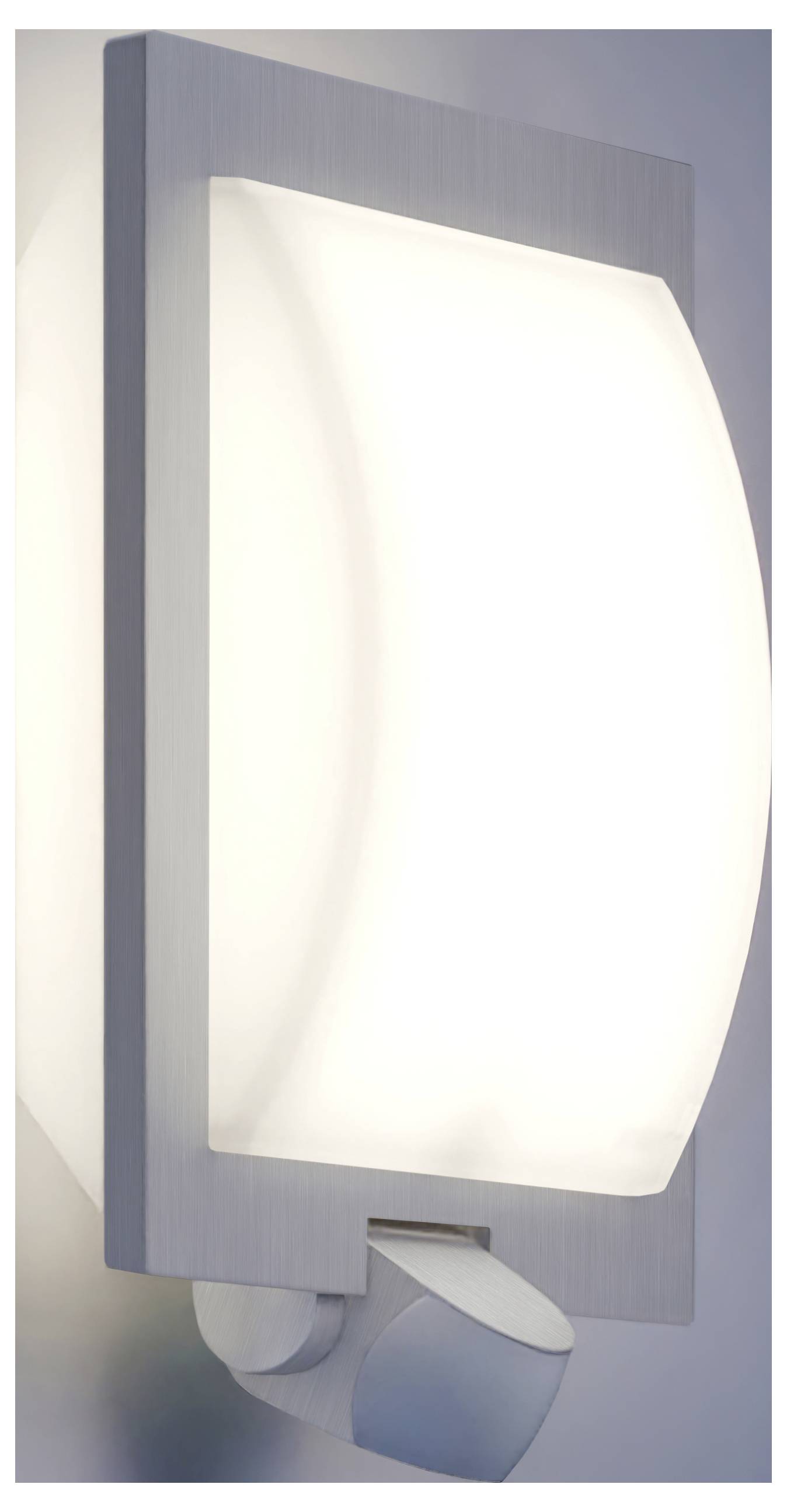 Steinel L20 S 566814 Buitenlamp met bewegingsmelder (wand) Spaarlamp, LED E27 60 W Zilver – Foto 2 van 2