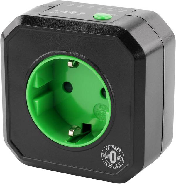 Ansmann 5024063 Stekkerdoos-timer Digitaal  Dagprogramma  2500 W IP20