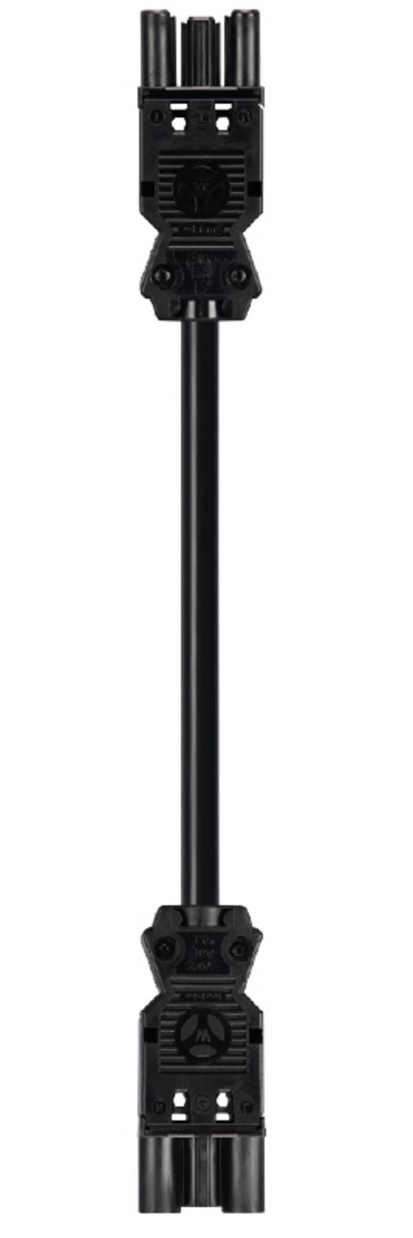 Wieland Electric 99.401.6046.6 Verbindingskabel Zwart 2.00 m