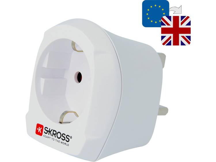 Skross 1.500230-E Reisstekker Europe to UK