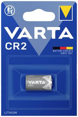Varta LITHIUM Cylindrical CR2 Bli 1 Fotobatterij CR2 Lithium 880 mAh 3 V 1 stuk(s)