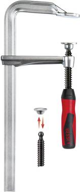 Bessey GZ20-2K Lijmtang (diep) Spanbreedte (max.):200 mm Afmeting, lengte: 285 mm Afm. werkbereik:100 mm