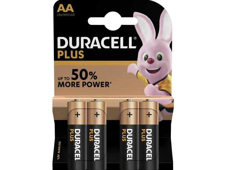 Duracell Batterij Type-AA Penlite 1,5volt 4stuks