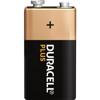 Duracell Plus 6LR61 9V batterij (blok) Alkaline  9 V 1 stuk(s)