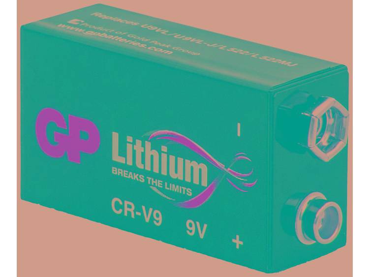 GP Batteries 6LR61 9 V batterij (blok) Lithium 800 mAh 9 V 1 stuks