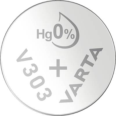 Varta Knoopcel 303 1.55 V 1 stuk(s) 160 mAh Zilveroxide SILVER Coin V303/SR44 NaBli 1