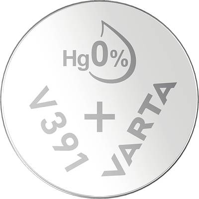 Varta Knoopcel 391 1.55 V 1 stuk(s) 42 mAh Zilveroxide SILVER Coin V391/SR55 NaBli 1