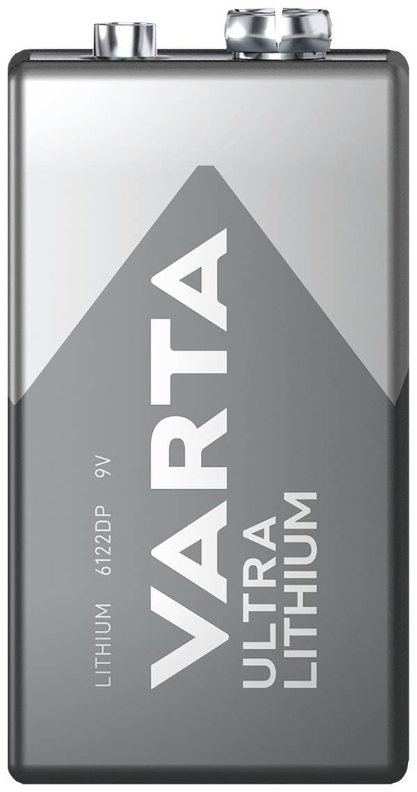 Varta LITHIUM 9V Bli 1 9V batterij (blok) Lithium 1200 mAh 9 V 1 stuk(s)