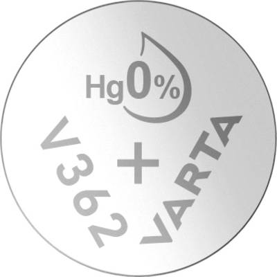 362 Knoopcel Zilveroxide 1.55 V 21 mAh Varta SILVER Coin V362/SR58 Bli 1 1 stuk(s)