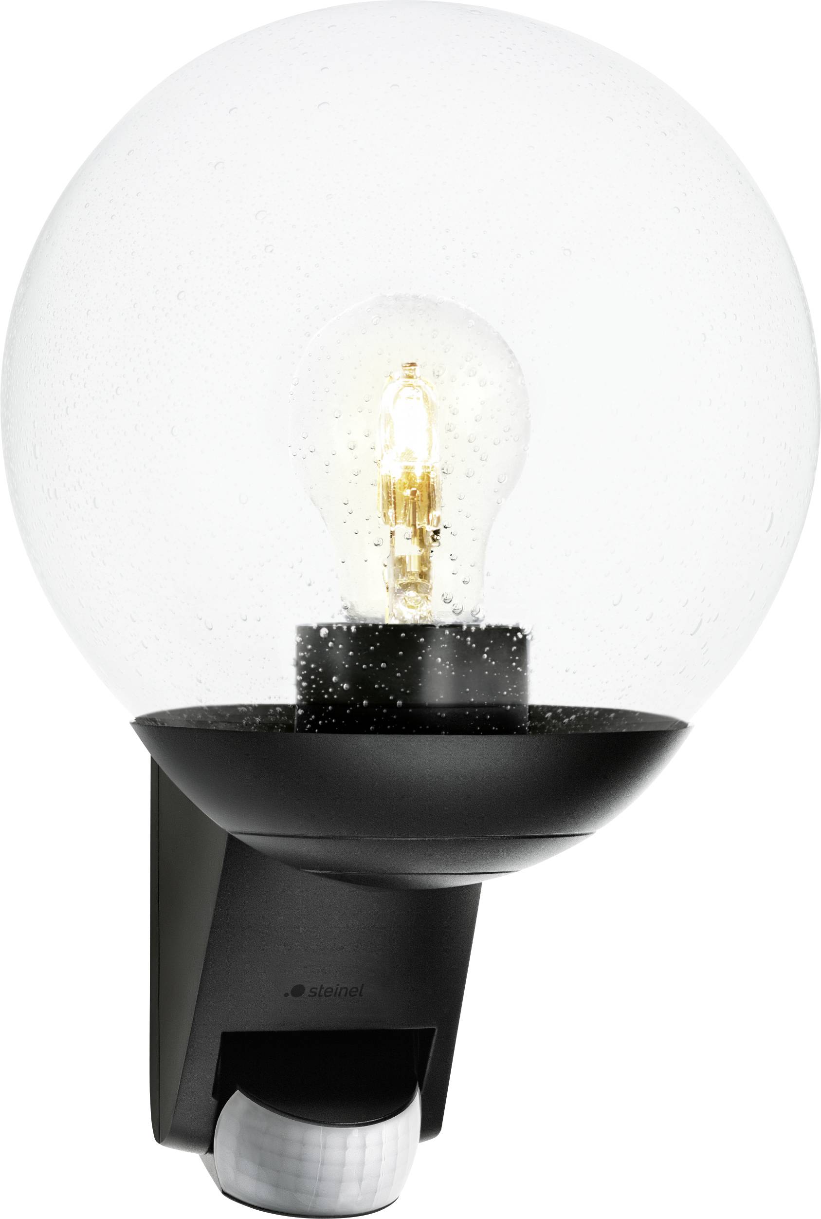 Steinel L 585 S 005535 Buitenlamp met bewegingsmelder (wand) Spaarlamp, LED E27 60 W Zwart