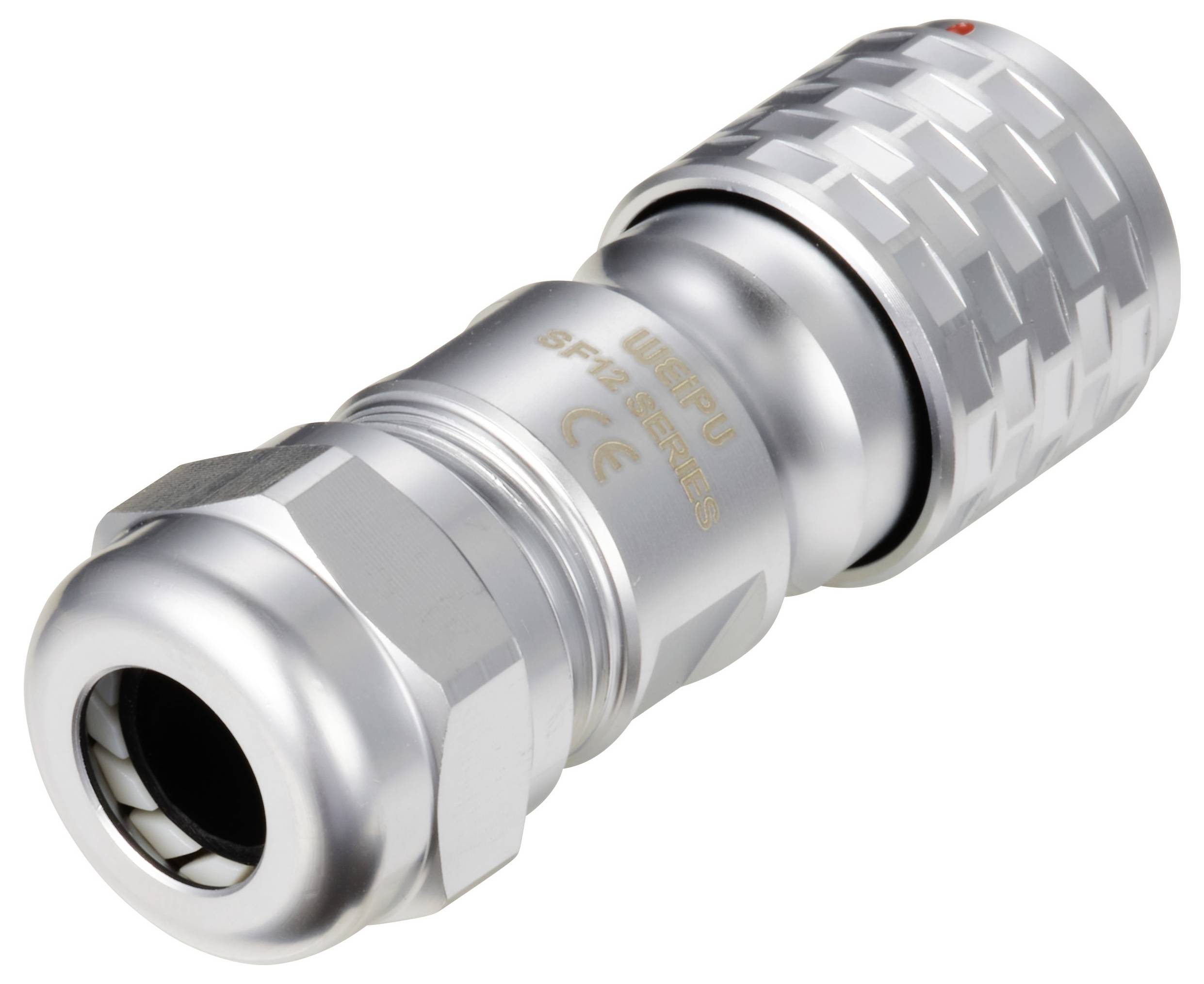 Weipu SF1210/P7 II Ronde connector Stekker, recht Totaal aantal polen: 7 Serie (ronde connectoren): SF12 1 stuk(s)-2