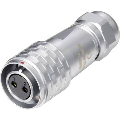 Weipu SF1210/S2 I Ronde connector Bus, recht Totaal aantal polen: 2 Serie (ronde connectoren): SF12 1 stuk(s)-0