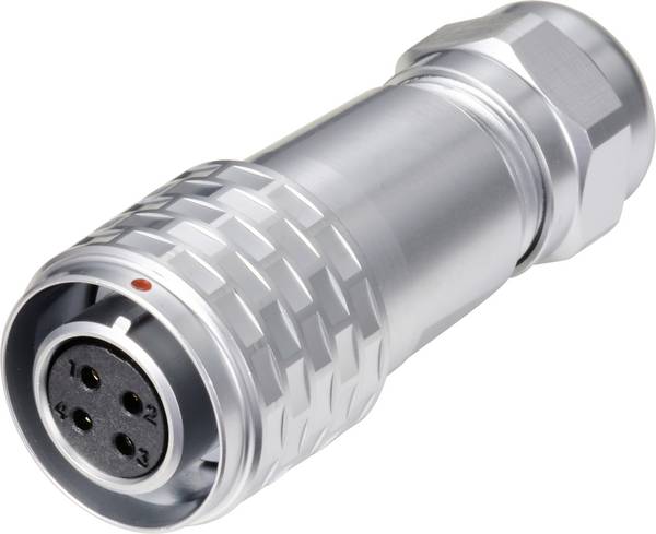 Weipu SF1210/S4 I Ronde connector Koppeling, recht Totaal aantal polen: 4 Serie (ronde connectoren): SF12 1 stuk(s)