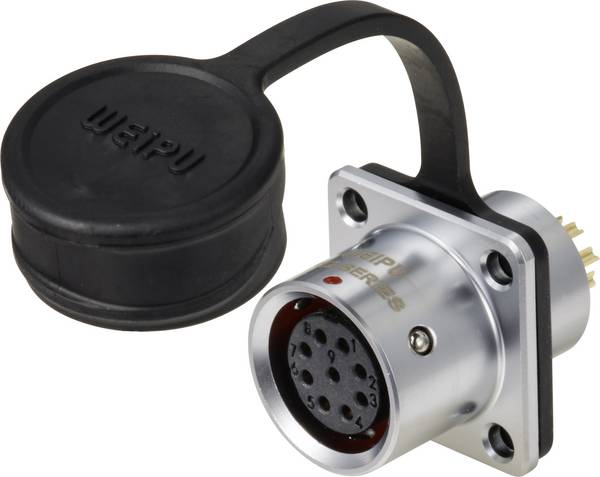 Weipu SF1213/S9 Ronde connector Koppeling, recht Totaal aantal polen: 9 Serie (ronde connectoren): SF12 1 stuk(s)