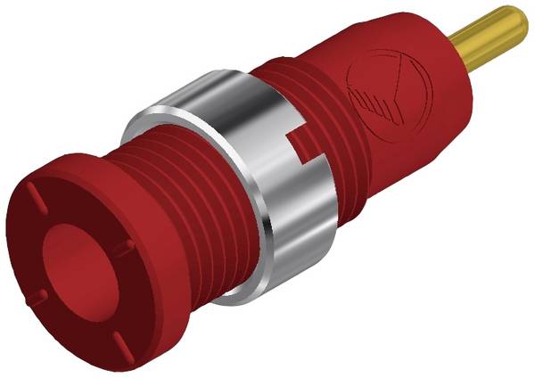 Hirschmann Test & Measurement MSEB 2630 S 1,9 Au Veiligheids-labconnector, female Bus, inbouw verticaal Stift-Ø: 2 mm Rood 1 stuk(s)