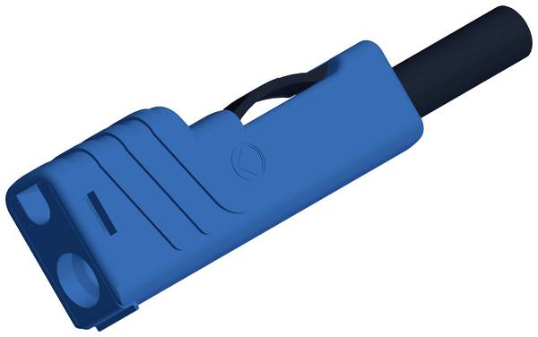 Hirschmann Test & Measurement SLS 200 Laboratoriumstekker Stekker, recht Stift-Ø: 4 mm Blauw 1 stuk(s)