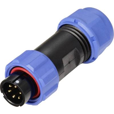Weipu SP1310 / P 6 II Ronde connector Stekker, recht Totaal aantal polen: 6 Serie (ronde connectoren): SP13 1 stuk(s)-0