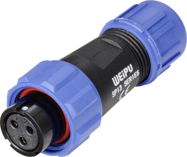 Weipu SP1310 / S 3 I Ronde connector Bus, recht Totaal aantal polen: 3 Serie (ronde connectoren): SP13 1 stuk(s)