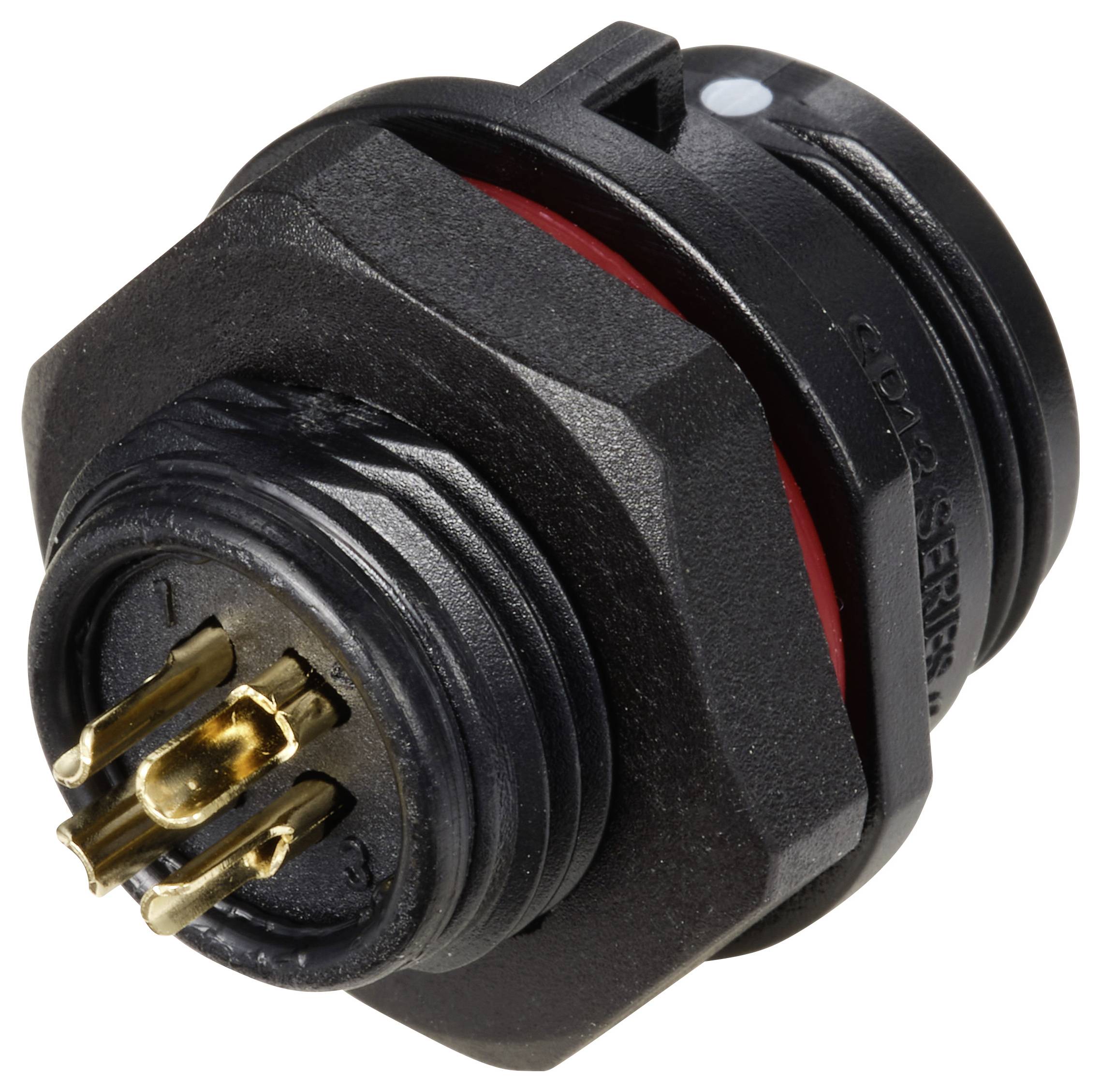 Weipu SP1312 / P 4 Ronde connector Stekker, inbouw Totaal aantal polen: 4 Serie (ronde connectoren): SP13 1 stuk(s)-2