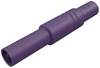 Hirschmann Test & Measurement LAS S G Veiligheids-lamellenstekker Stekker, recht Stift-Ø: 4 mm Violet 1 stuk(s)