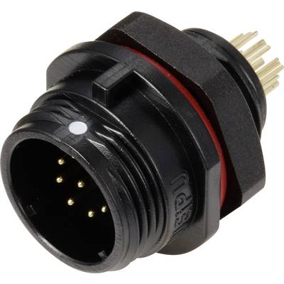 Weipu SP1312 / P 9 Ronde connector Stekker, inbouw Totaal aantal polen: 9 Serie (ronde connectoren): SP13 1 stuk(s)-0