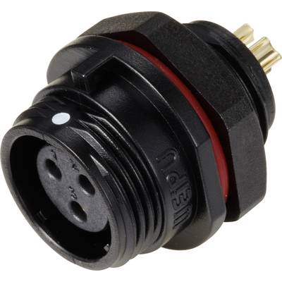 Weipu SP1312 / S 3 Ronde connector Bus, inbouw Totaal aantal polen: 3 Serie (ronde connectoren): SP13 1 stuk(s)-0
