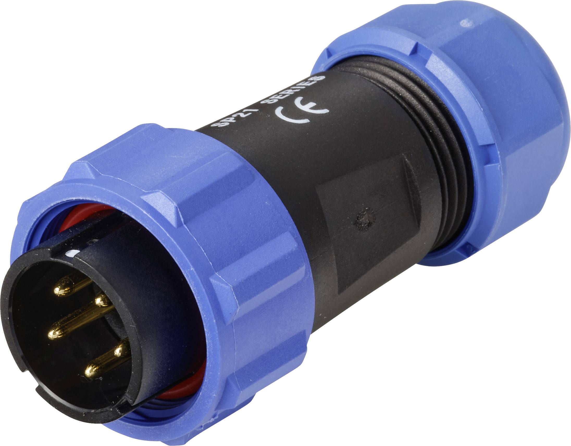 Weipu SP2110 / P 5C II Ronde connector Stekker, recht Totaal aantal polen: 5 Serie (ronde connectoren): SP21 1 stuk(s)-0