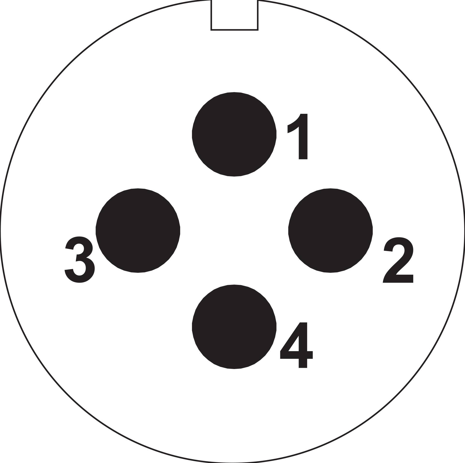 Weipu SP2110 / S 4 I Ronde connector Bus, recht Totaal aantal polen: 4 Serie (ronde connectoren): SP21 1 stuk(s)-2