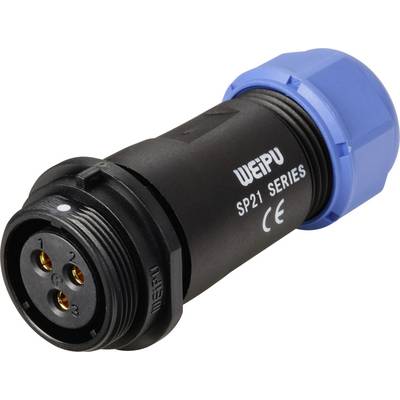 Weipu SP2111 / S 3 I Ronde connector Bus, recht Totaal aantal polen: 3 Serie (ronde connectoren): SP21 1 stuk(s)-0