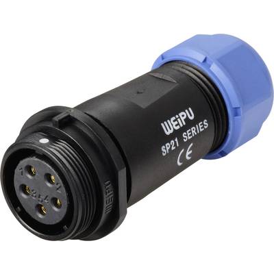 Weipu SP2111 / S 5C II Ronde connector Bus, recht Totaal aantal polen: 5 Serie (ronde connectoren): SP21 1 stuk(s)-0