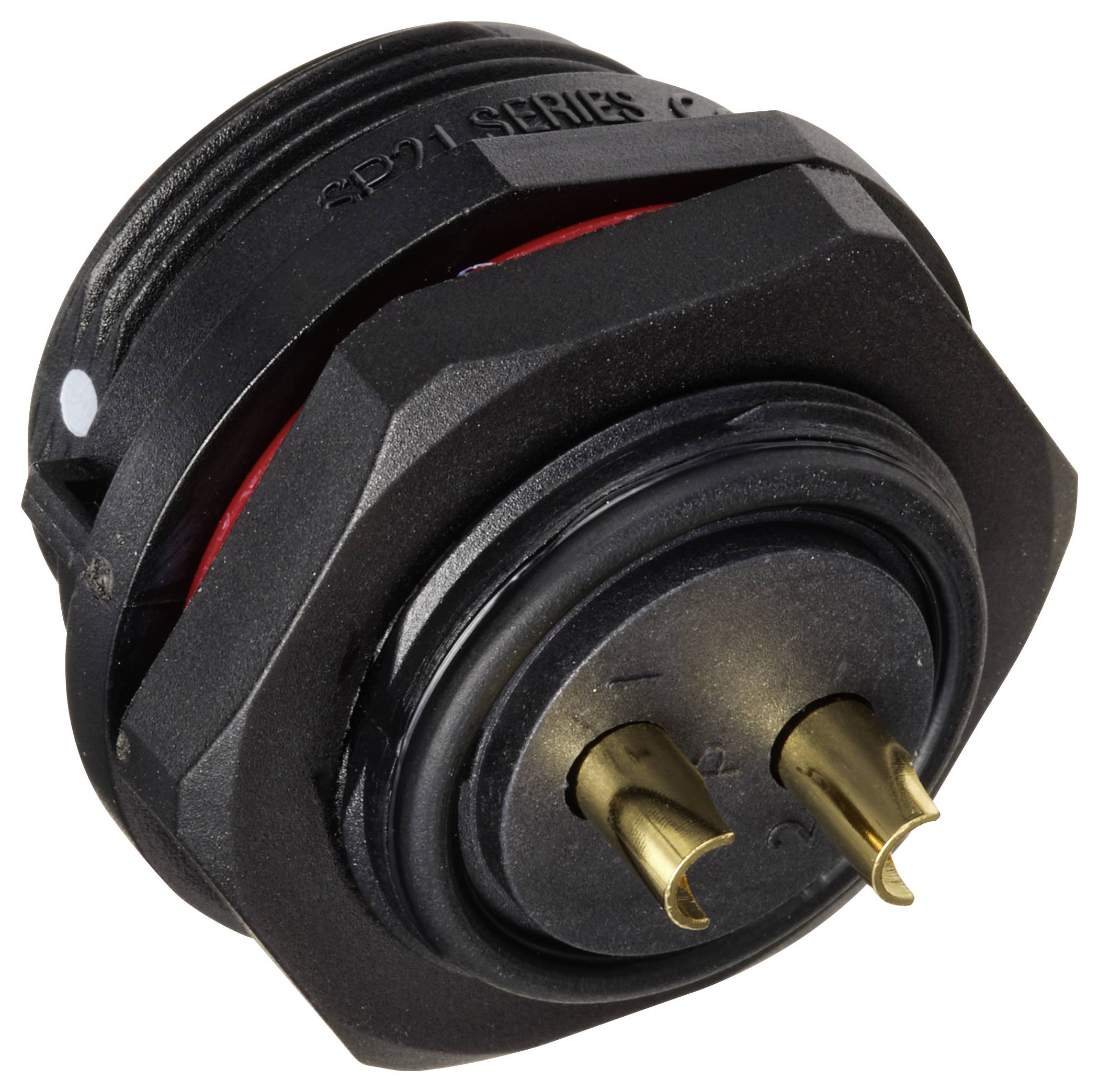 Weipu SP2112 / S 2 Ronde connector Bus, inbouw Totaal aantal polen: 2 Serie (ronde connectoren): SP21 1 stuk(s)-2