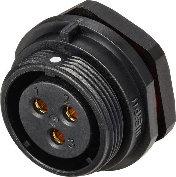 Weipu SP2112 / S 3 Ronde connector Bus, inbouw Totaal aantal polen: 3 Serie (ronde connectoren): SP21 1 stuk(s)