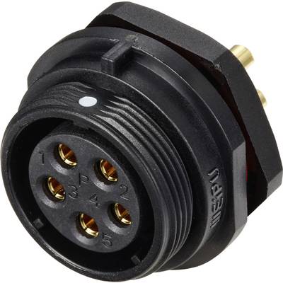Weipu SP2112 / S 5 Ronde connector Bus, inbouw Totaal aantal polen: 5 Serie (ronde connectoren): SP21 1 stuk(s)-0