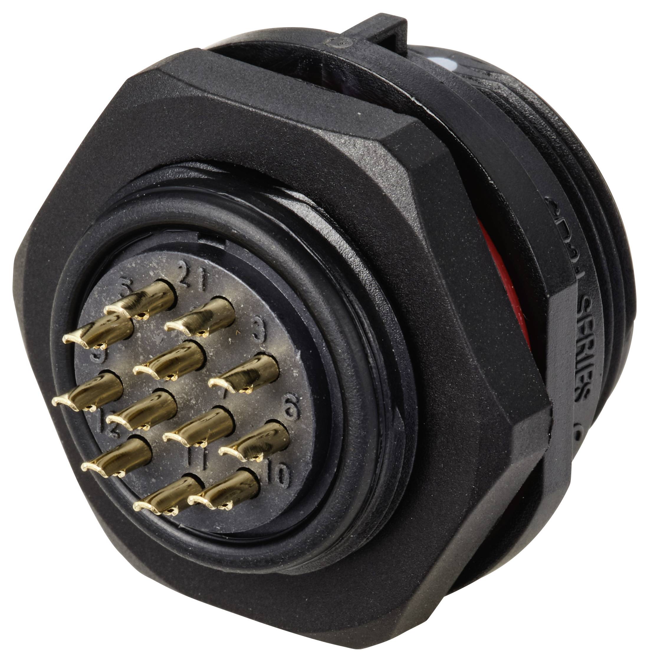 Weipu SP2112 / S 12 Ronde connector Bus, inbouw Totaal aantal polen: 12 Serie (ronde connectoren): SP21 1 stuk(s)-2