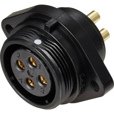 Weipu SP2113 / S 4 Ronde connector Bus, inbouw Totaal aantal polen: 4 Serie (ronde connectoren): SP21 1 stuk(s)-0