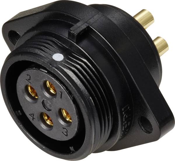 Weipu SP2113 / S 4 Ronde connector Bus, inbouw Totaal aantal polen: 4 Serie (ronde connectoren): SP21 1 stuk(s)
