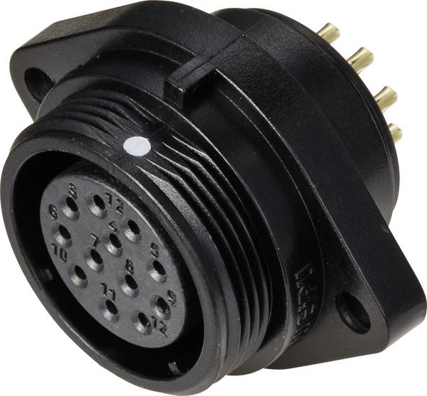 Weipu SP2113 / S 12 Ronde connector Bus, inbouw Totaal aantal polen: 12 Serie (ronde connectoren): SP21  1 stuk(s)