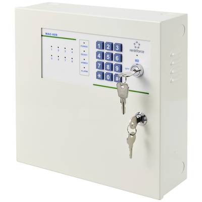Renkforce MAC-608 MAC-608 Alarmcentrale Aantal alarmzones 8x kabelgebonden 